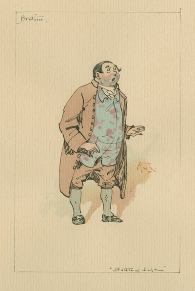 Ben Britain - La batalla de la vida, c.1920s de Joseph Clayton Clarke